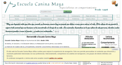 Desktop Screenshot of escuelacaninamaya.com